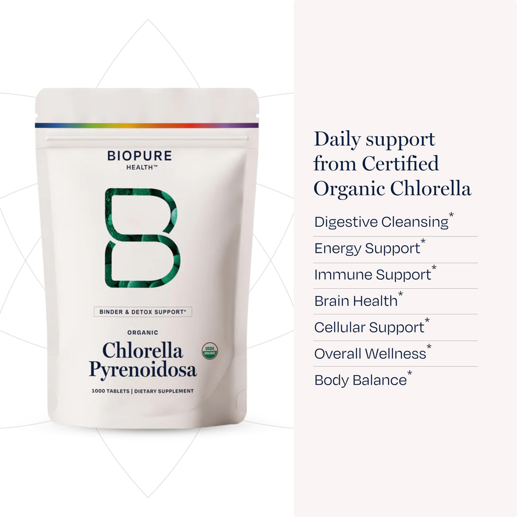 BioPure Chlorella Pyrenoidosa – 1000 Tablets