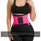 VENUZOR Waist Trainer Belt for Women - Waist Cincher Trimmer - Slimming Body Shaper Belt - Sport Girdle Belt (UP Graded)(FL Pink,L)