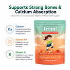 Treuil Gummies,Novexa Gummies,for Bone Health & Daily Vitality Support，60 Count