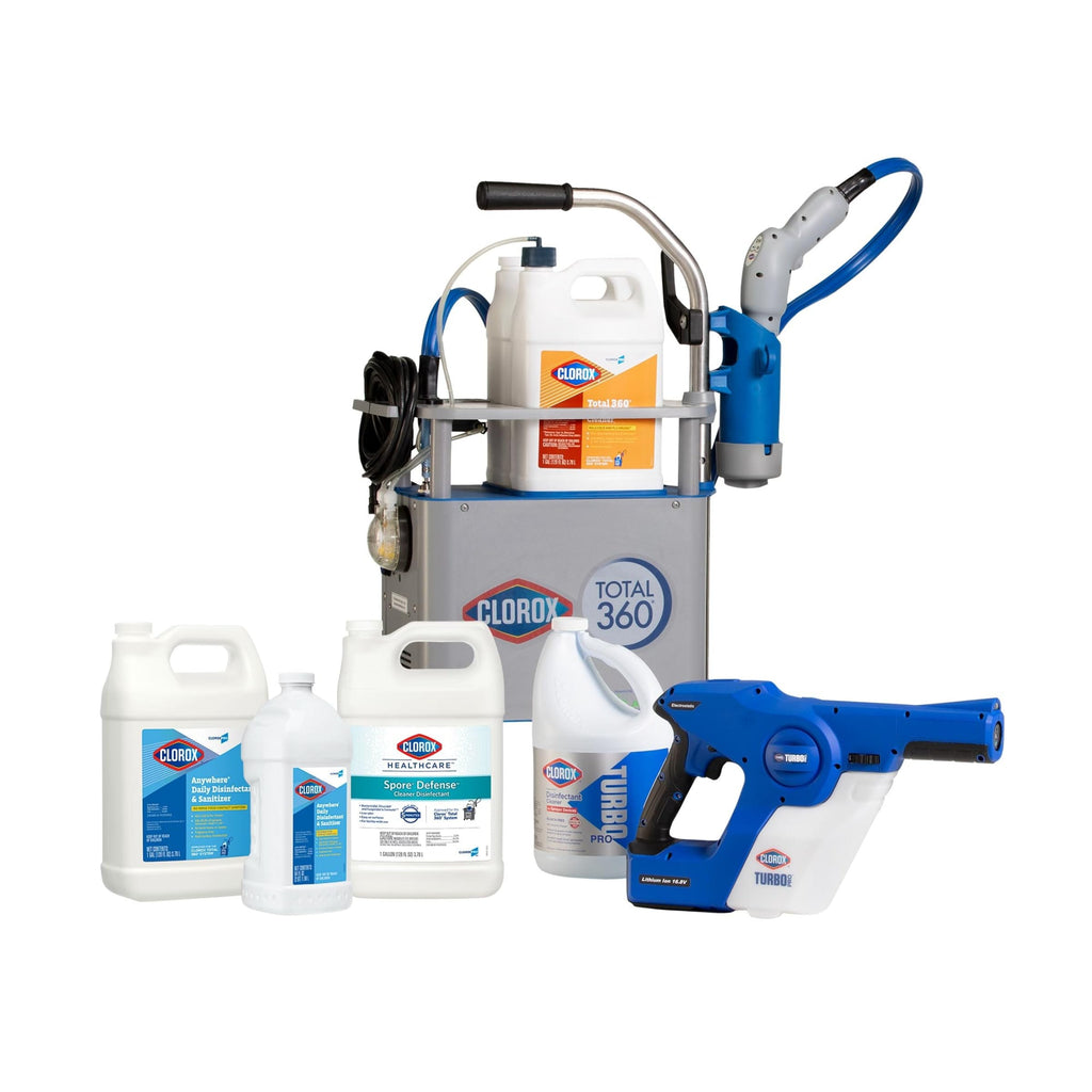 CloroxPro Total 360 Disinfectant Cleaner, Industrial Cleaning and Disinfecting Spray, 128 Ounces Each (4 Pack) - 31650