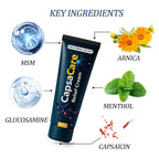 QUZOYU Capsacare Neuropathy Relief Cream, Contains Capsaicin, Arnica, Menthol, Msm, and Glucosamine, Suitable for Feet, Hands, Legs, Muscles, Joints, and Waist, Fast Absorption, Mild & All Natural