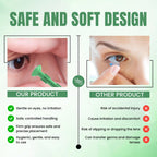 OptiWand 2 Pack Small Soft Contact Lens Removal & Insertion Tool - Silicone Rubber Soft Lens Applicator & Remover Device with Pincher End & Finger Grips - Safe & Easy on Eyes, Travel Size 1.75"