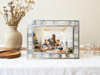 GIFTME 5 Mother of Pearl Picture Frame 5x7, Grey+White, 1pc