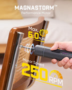 Fanttik S2 Pro Max Electric Screwdriver, Cordless Screwdriver Set, 7 Torque Settings, 0.5 to 6N.m, 16 Magnetic Bits, 1/4''Hex Shank, with Separate 90° Angle Adapter for Tight Space and Household DIY