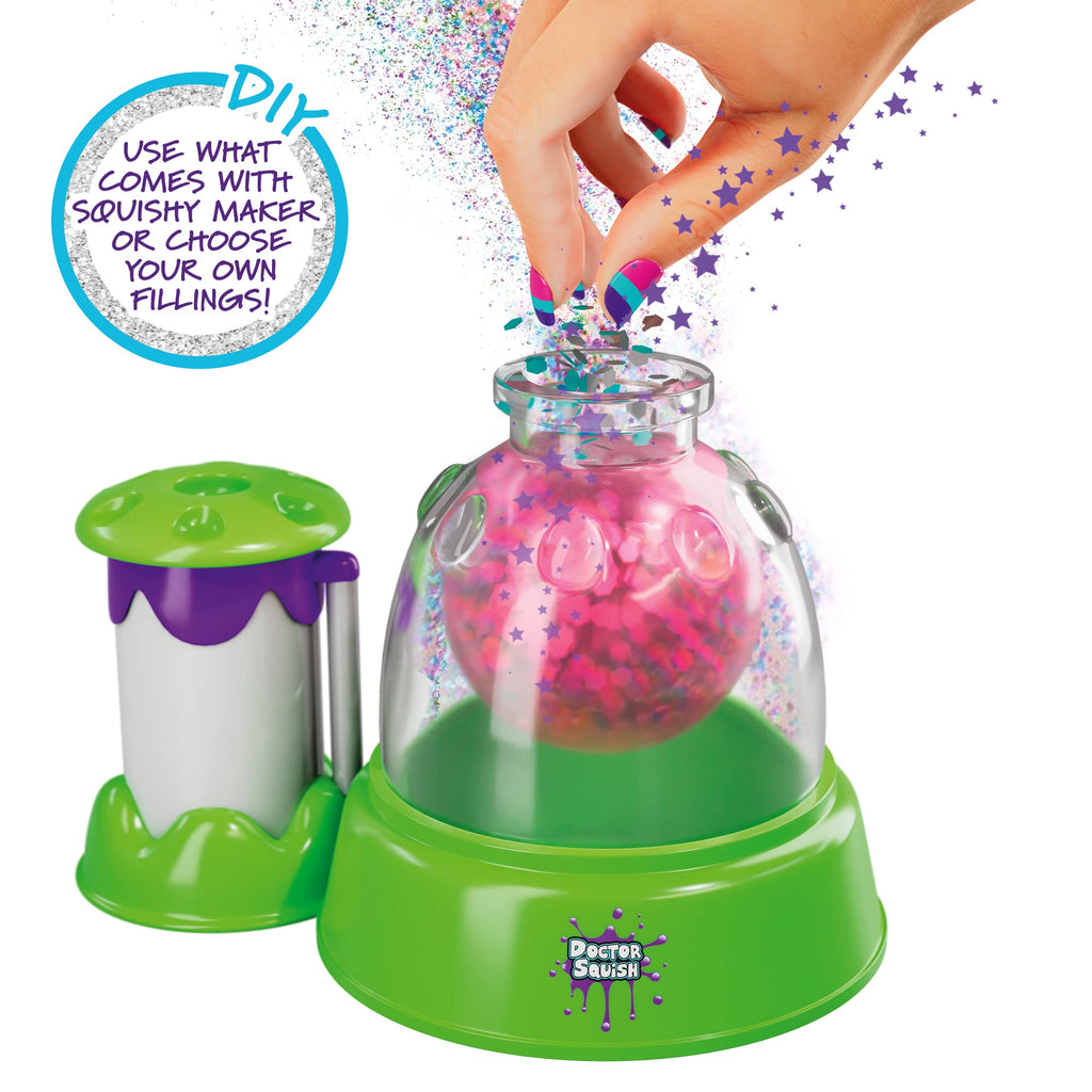 John Adams Doctor Squish Squishy Maker | Make Your Own Squishies | Social Media Sensation | Art & Craft Toy | Age 8+ | Includes Slime, Sparkles & Confetti | Gift Idea for Birthday & Christmas