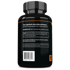 Prime Labs Organic Black Maca Root Capsules 1,200mg - Stamina, Drive, Energy, Vitality - Peruvian 20:1 Extract - for Men & Women - 60 Count