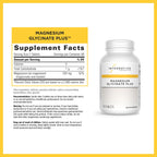 Integrative Therapeutics Magnesium Glycinate Plus - Brain Function Support Supplement for Adults* - Supports Heart and Muscular Function* - Dairy-Free & Gluten-Free - 120 Count (60 Servings)