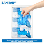 Stock Your Home Triple Acrylic Glove Dispenser, 2 Pack, Wall Mount
