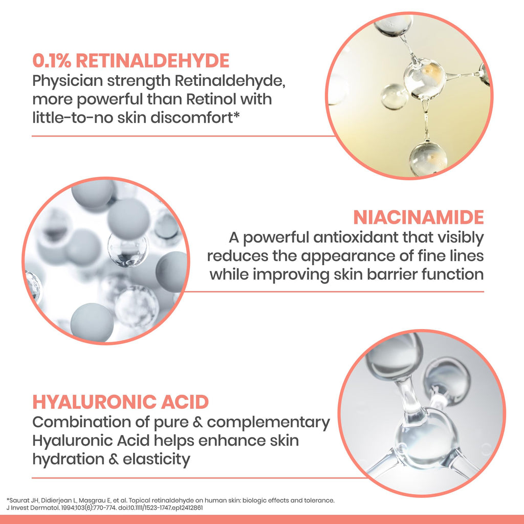 Avène Retrinal 0.1% Intensive Multi-Corrective Cream, Retinal Face Cream Formulated with Retinaldehyde, Niacinamide & Hyaluronic Acid, Anti-aging Cream Visibly Reduces Wrinkles & Fine Lines, 1 Fl Oz