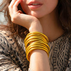BuDhaGirl Gold All Weather Bangles® (AWB®) - Serenity Prayer