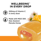 Manuka Doctor Cough Drops, Manuka Middles, 30 Drops (Pack of 4) Throat Lozenges Infused with Raw Manuka Honey, Vitamin C & Ginger for Immune Support, Helps Soothe Sore Throat