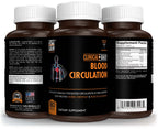Clinical Daily Blood Circulation Supplements. Butchers Broom, Horse Chestnut, Hawthorn, Cayenne, Arginine, Diosmin Varicose Veins Treatment for Legs. Poor Circulation and Vein Support. 180 Capsules.