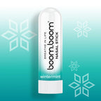 BoomBoom Nasal Stick | Vapor Flow Technology | Cool Refreshing Sensation | Natural Mood Boost | Simple Ingredients | Essential Oils + Menthol Inhaler (Wintermint)