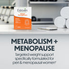 Estroven Weight Management for Menopause Relief - 30 Ct. - Clinically Proven Ingredients Help Manage Weight, Provide Night Sweats & Hot Flash Relief* Drug-Free & Gluten-Free Caplets