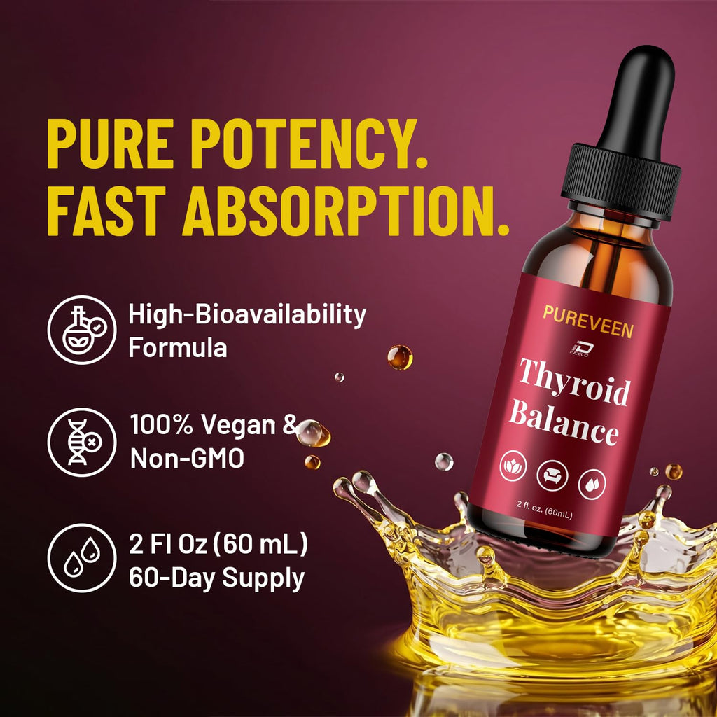 Pureveen Balance – Pureveen Liquid Drops Natural Ingredients Advanced Formula Extra Strength Reviews - 2 Bottles - 2 Month Supply