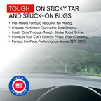 ABRO Windshield Washer Fluid 1 Gallon, Streak-Free Bug Remover, 1 Pack
