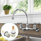 RP25513 faucet stem assembly Replacement Kit for two handle faucet repair kit with RP24096 Cartridge RP4993 Seats Springs RP24097 1/4 Turn stop, 2 Pack