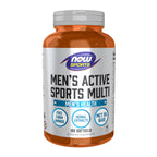 NOW Foods Sports Nutrition, Men's Extreme Sports Multi with Free-Form Amino Acids, ZMA®, Tribulus, MCT Oil, and Herbal Extracts, 180 Softgels