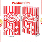 Paper Popcorn Bags, 150 Pcs, 2 Oz Individual Servings Bulk for Popcorn Machine Movie Nights Birthday Party Kitchen Supplies
