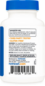 Nutricost Magnesium Glycinate Capsules (90 Capsules, 210 mg Per Serving) - Magnesium Glycinate Supplement for Gentle Absorption
