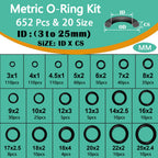 XBVV 32 Size 705 Pcs Plumbing Washers and O-Ring Kit 2-in-1 Rubber Gasket Assortment Kit for Faucet Spigot Garden Hose Pressure Washer Plumbing Repair