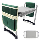Toptoo Garden Kneeler and Seat with 11.5" Wide Pad, Foldable Garden Stool with 2 Tool Bags, Heavy Duty Garden Kneeler for Gardening, Women, Horticulturist