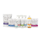 Branch Basics Ultimate Starter Kit: Natural All Purpose Cleaner, Glass, Bathroom, Foaming Hand Wash (4 Plastic Bottles + Concentrate + Oxygen Boost), Laundry Detergent, Plastic-Free Dishwasher Tablets