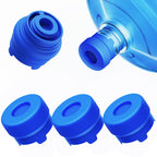【Upgraded】Morsatie Reusable 3 & 5 Gallon Water Jug Cap, No Leaking & Popping Open, Food Grade Silicone Replacement Cap for 55mm Standard/Screw/Crown Top Water Bottle & Water Pump Dispenser, 10Pcs