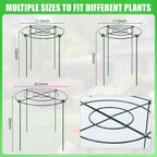 8 Pack Peony Cages and Supports, 11.5 x 20 Inch Plant Support Cage Set