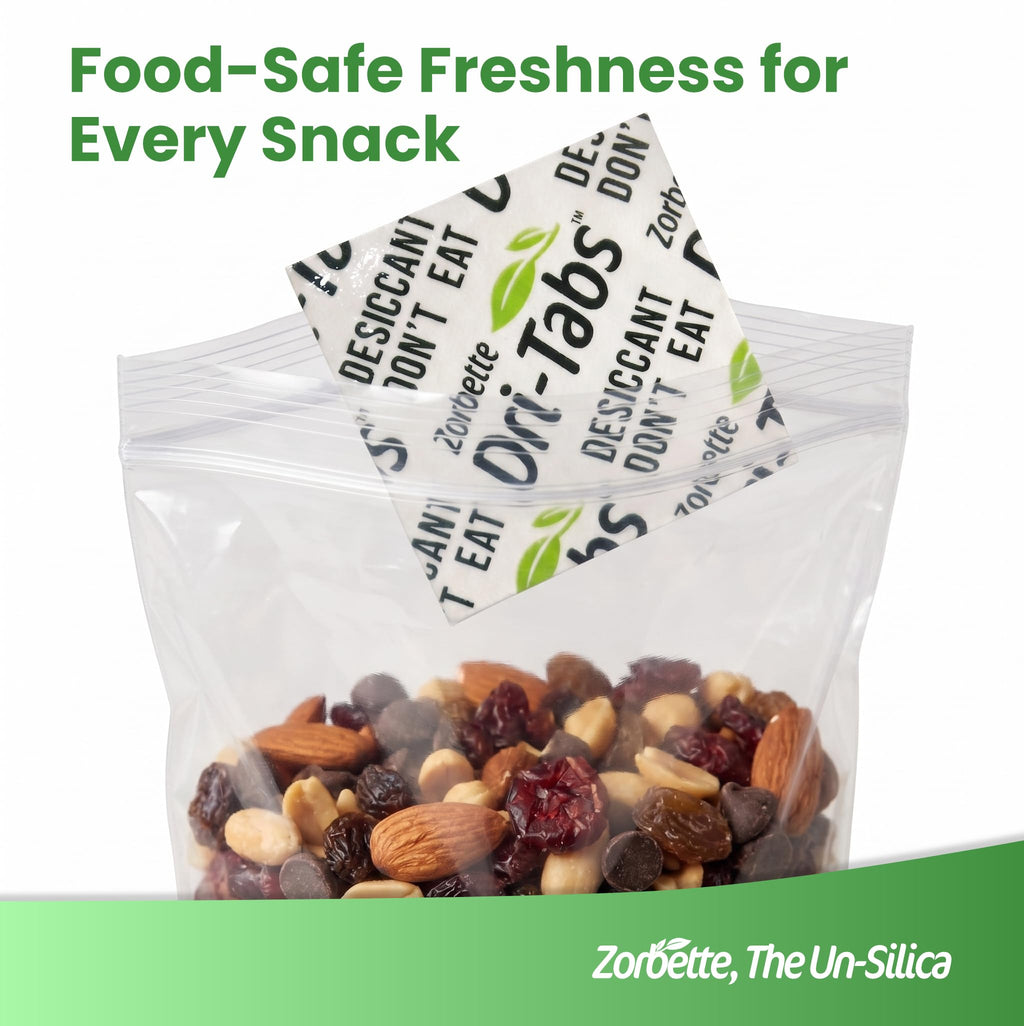 Dri-Tabs | Food-Safe Moisture Absorbers – Keep Fruits, Veggies, Snacks, Bread & More Fresher, Longer! Eco-Friendly, Plant Based Desiccant that Replaces Silica Gel Packets - 3 of 75pk (Green)