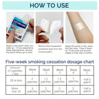 Step 1 Quit Smoking Patches, 21mg Stop Smoking Aids Patches, Helping Quit Patch, Easy & Effective Anti-Stickers, 30 Count Quit Smoking Stickers that Work with 2 Weeks, Anti-Stickers