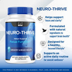 (2 Pack) Neuro Thrive Brain, Official Neuro Thrive Advanced Formula, Neuro Thrive Brain Capsules, Neuro Thrive Cognitive Function, Neuro Thrive Reviews, 120 Capsules for 2 Months