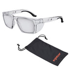 Ergodyne Skullerz SIXTEN Safety Glasses with Side Shields, Anti Fog + Anti Scratch, ANSI z87.1 with Protective Microfiber Bag