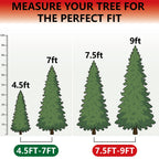 HOMEST Christmas Tree Storage Bag, Fits for 4.5-7 ft Xmas Artificials