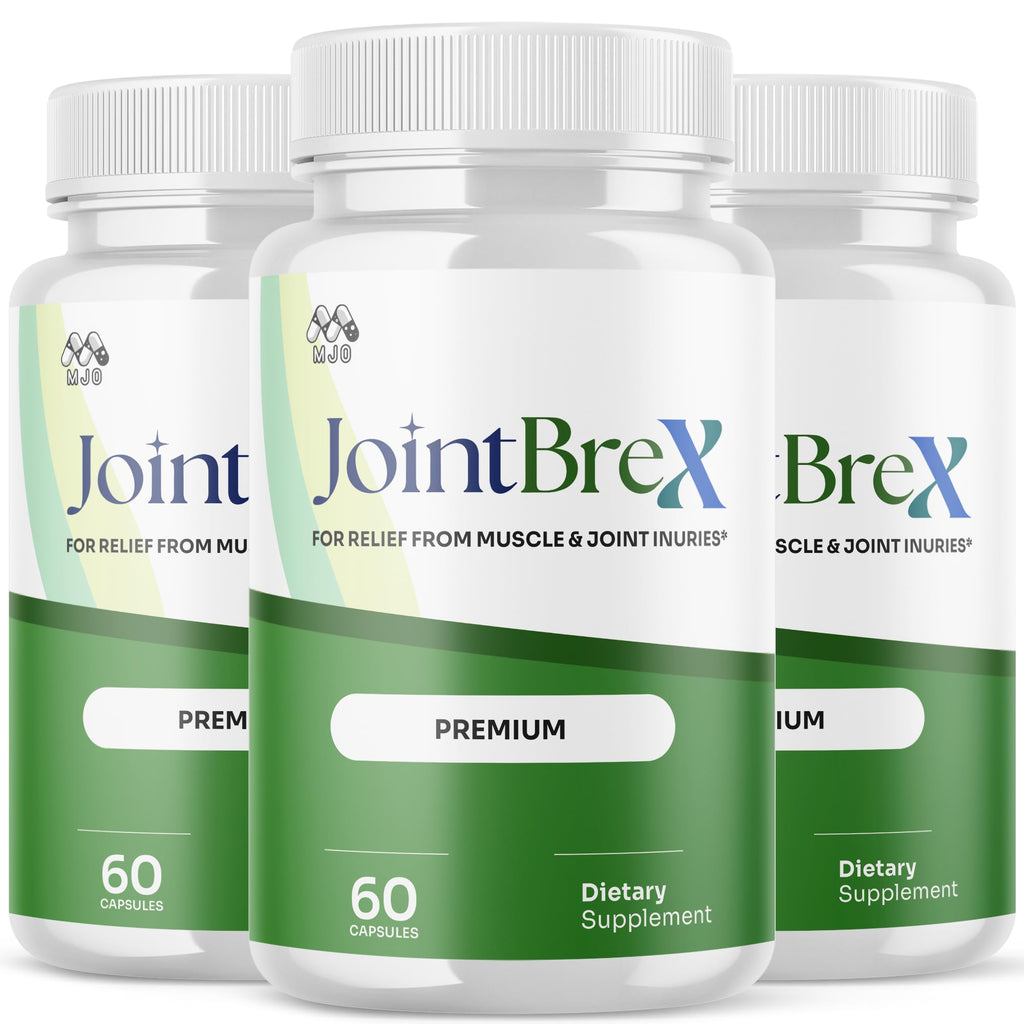 (3 Pack) JointBrex Capsules, Official Joint Brex Pills with All Natural Ingredients, Advanced Overall Health and Wellness Vitamin Supplement Formula with Maximum Strength Multivitamins (180 Capsules)