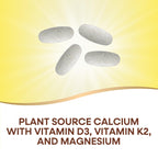 Nature’s Way Alive! Calcium Bone Support Tablets*, Max Absorption Calcium Supplement with Vitamins D3, K2, & Magnesium, Promotes Bone Health and Bone Density*, Gluten Free, 120 Tablets