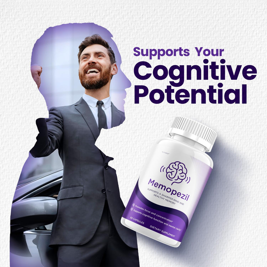 (3 Pack) Memopezil – Advanced Supplement Formula for Brain Health Support (180 Capsules)