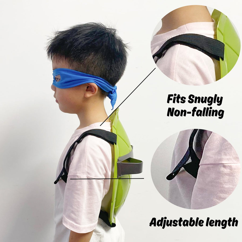 BUUFAN Turtle Shell Costume Set for Kids Halloween & Birthday Parties