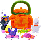 JOYIN Baby's Pumpkin Halloween Playset with 8 Fun Play Pieces, Halloween Theme Decoration, School Classroom Supply, Party Favor Supplies, Goodie Bags Stuffers Fillers, Toy and Prizes, Treats Gifts