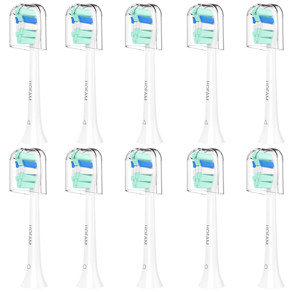 HOFAM Replacement Toothbrush Heads for Philips Sonicare Replacement Heads,Electric Replacement Brush Head Compatible with Phillips Sonicare Electric Toothbrush,for Philips Sonic Care Brush,10 Pcs