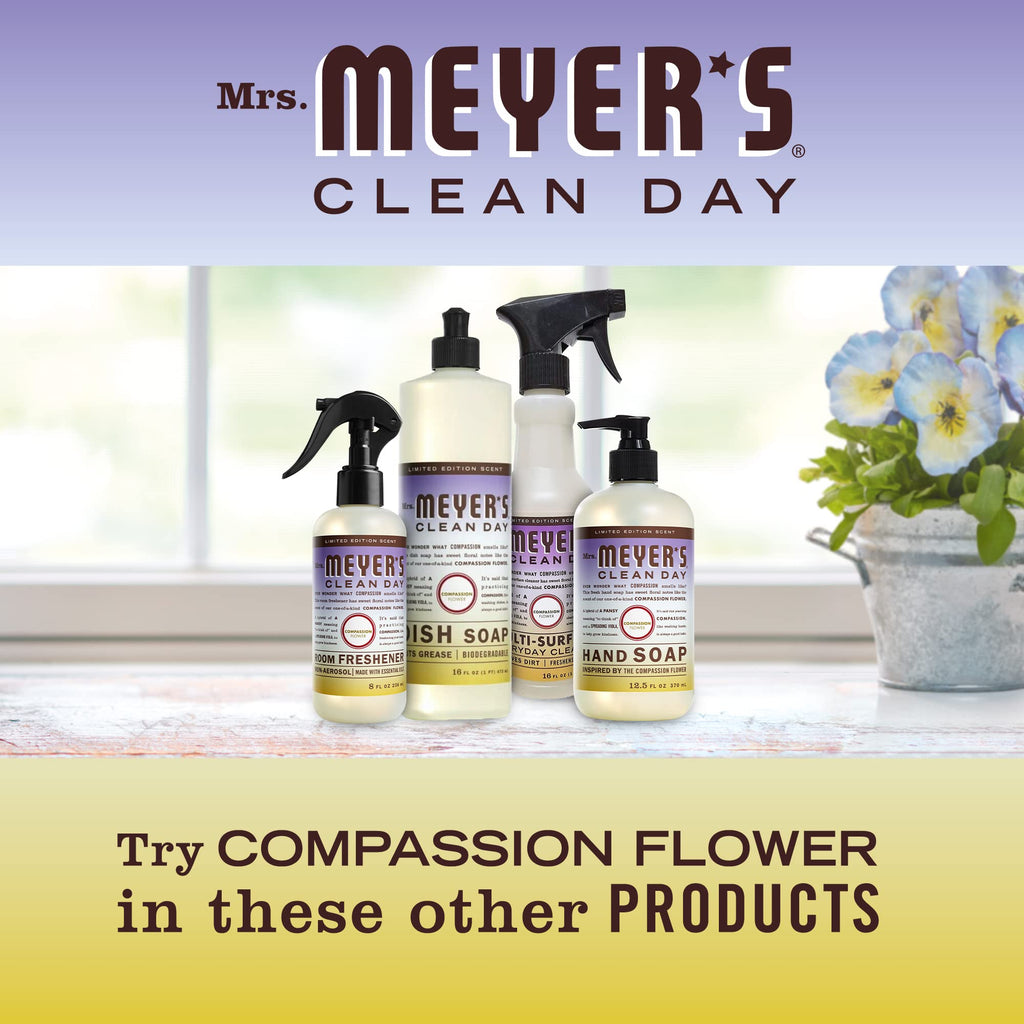 Mrs. MEYER'S CLEAN DAY All-Purpose Cleaner Spray,Compassion Flower,16 fl. oz,(Pack of 6)