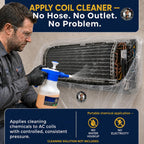 HVAC Guys Handheld Chemical Pump Sprayer with 360° Spray Angle