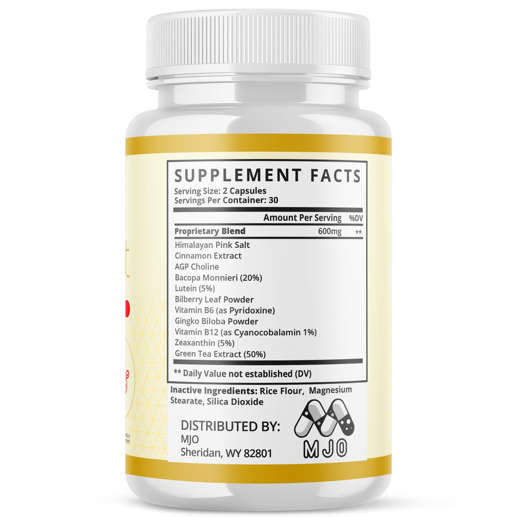 Glycocept Capsules, Official Glycocept Pills with All Natural Ingredients, Advanced Glycocept Capsules Health and Wellness Vitamin Supplement for Maximum Strength Multivitamin Supports (60 Capsules)