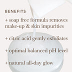 Alpha Skin Care Refreshing Face Wash, Gentle Soap-Free Formula, Citric AHA, Cleanses, Purifies, Tones & Restores pH, All Skin Types, Removes Make-Up & Oil, Anti-Aging Ingredients, 6 Oz