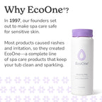 Alkalinity Plus by EcoOne | Natural Water pH Increaser for Hot Tub Application | Chlorine-Free, Phosphate-Free Hot Tub pH Increaser | Increases Alkalinity & Neutralizes pH to Prevent Buildup, 2 Lbs