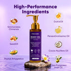Zotreval Vitae Charm Body Oil, Luxury Body Oil for Crepe Skin, Firming Tightening & Hydrating Body Serum with Vitamin E and Sweet Almond Oil, Smooths Skin for Women