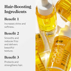 goop Beauty Hair Serum | Hair Moisturizer for Frizzy & Dry Hair | Vitamin C, Sea Buckthorn Oil, and Plumeria Monoi Oil | 0.5 fl oz | Hair Detangler to Help Shine & Texture | Paraben and Silicone Free