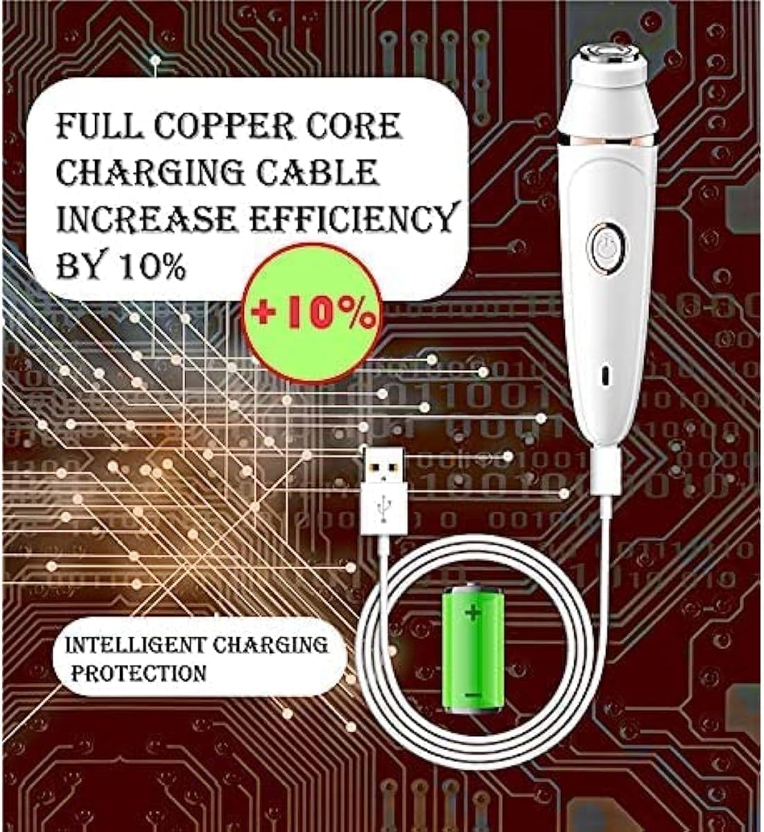Pluxy Hair Removal for Face, Pluxy Hair Removal, Pluxy Epil Pro 3.0 Women Face Epilator,7 in 1 Pluxy Hair Removal