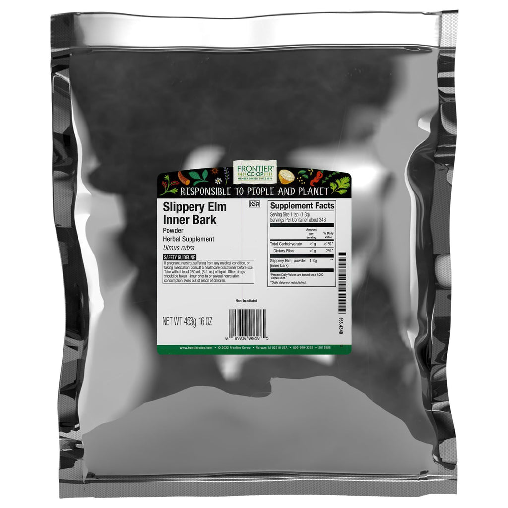 Frontier Co-op Ground Wildcrafted Slippery Elm Inner Bark 1lb