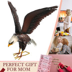 Kircust Bald Eagle Garden Sculpture & Statue, 40.6-Inch Wide